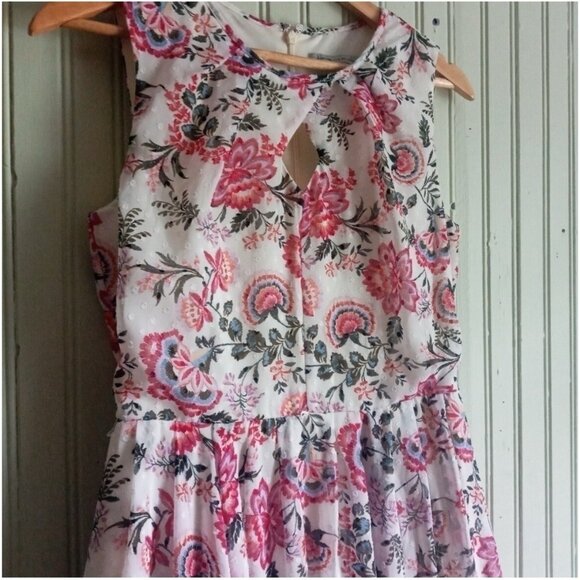 Danny & Nicole Floral Embroidered Midi Dress Size 8 – Sleeveless Summer Party - Picture 3 of 11